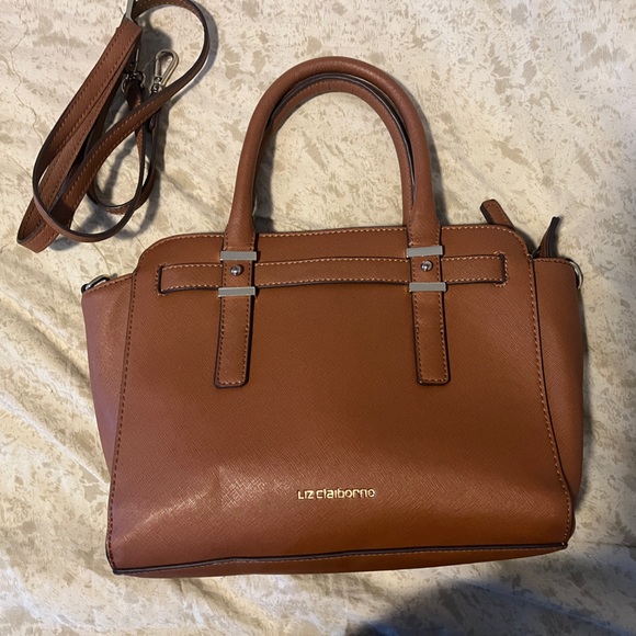 Liz Claiborne mini tuxedo satchel - Picture 1 of 3